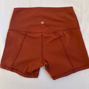 Women's Rust Biker Shorts